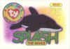 TY Beanie Babies BBOC Card - Series 1 Original 9 (GOLD) - SPLASH the Whale (Mint)