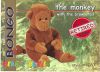 TY Beanie Babies BBOC Card - Series 1 Retired (RED) - BONGO the Monkey (Mint)