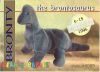 TY Beanie Babies BBOC Card - Series 1 Retired (GOLD) - BRONTY the Brontosaurus (Mint)