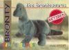 TY Beanie Babies BBOC Card - Series 1 Retired (RED) - BRONTY the Brontosaurus (Mint)