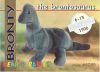 TY Beanie Babies BBOC Card - Series 1 Retired (SILVER) - BRONTY the Brontosaurus (Mint)