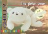 TY Beanie Babies BBOC Card - Series 1 Retired (GOLD) - CHILLY the Polar Bear (Mint)