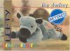 TY Beanie Babies BBOC Card - Series 1 Retired (BLUE) - LEFTY the Donkey (Mint)