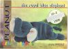 TY Beanie Babies BBOC Card - Series 1 Retired (SILVER) - PEANUT the Royal Blue Elephant (Mint)