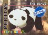 TY Beanie Babies BBOC Card - Series 1 Retired (BLUE) - PEKING the Panda (Mint)