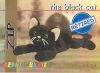 TY Beanie Babies BBOC Card - Series 1 Retired (BLUE) - ZIP the Black Cat (Mint)