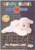 TY Beanie Babies BBOC Card - Series 2 Birthday (GOLD) - FLEECE the Napped Lamb (Mint)