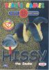 TY Beanie Babies BBOC Card - Series 2 Birthday (SILVER) - HISSY the Snake (Mint)