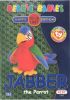 TY Beanie Babies BBOC Card - Series 2 Birthday (BLUE) - JABBER the Parrot (Mint)