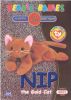 TY Beanie Babies BBOC Card - Series 2 Birthday (BLUE) - NIP the Gold Cat (Mint)