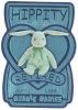 TY Beanie Babies BBOC Card - Series 3 Retired (TEAL) - HIPPITY the Mint Bunny (Mint)