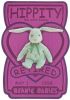 TY Beanie Babies BBOC Card - Series 3 Retired (MAGENTA) - HIPPITY the Mint Bunny (Mint)