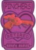 TY Beanie Babies BBOC Card - Series 3 Retired (MAGENTA) - PINCHERS the Lobster (Mint)