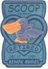 TY Beanie Babies BBOC Card - Series 3 Retired (TEAL) - SCOOP the Pelican (Mint)