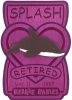 TY Beanie Babies BBOC Card - Series 3 Retired (MAGENTA) - SPLASH the Whale (Mint)