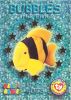 TY Beanie Babies BBOC Card - Series 3 Wild (GOLD) - BUBBLES the Fish (Mint)