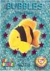 TY Beanie Babies BBOC Card - Series 3 Wild (MAGENTA) - BUBBLES the Fish (Mint)