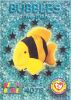 TY Beanie Babies BBOC Card - Series 3 Wild (SILVER) - BUBBLES the Fish (Mint)