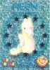 TY Beanie Babies BBOC Card - Series 3 Wild (TEAL) - NEON the Seahorse (Mint)