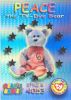 TY Beanie Babies BBOC Card - Series 3 Wild (GOLD) - PEACE the Ty-Dye Bear (Mint)