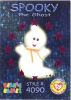 TY Beanie Babies BBOC Card - Series 3 Wild (MAGENTA) - SPOOKY the Ghost (Mint)