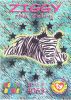 TY Beanie Babies BBOC Card - Series 3 Wild (SILVER) - ZIGGY the Zebra (Mint)