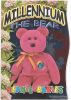 TY Beanie Babies BBOC Card - Series 4 - Beanie/Buddy Left (GOLD) - MILLENNIUM the Bear (Mint)