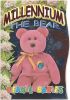 TY Beanie Babies BBOC Card - Series 4 - Beanie/Buddy Left (ORANGE) - MILLENNIUM the Bear (Mint)