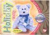 TY Beanie Babies BBOC Card - Series 4 Birthday (GOLD) - 1999 HOLIDAY TEDDY (Mint)