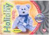 TY Beanie Babies BBOC Card - Series 4 Birthday (SILVER) - 1999 HOLIDAY TEDDY (Mint)