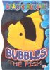 TY Beanie Babies BBOC Card - Series 4 - Beanie/Buddy Right (PURPLE) - BUBBLES the Fish (Mint)