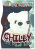 TY Beanie Babies BBOC Card - Series 4 - Beanie/Buddy Right (ORANGE) - CHILLY the Polar Bear (Mint)