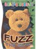 TY Beanie Babies BBOC Card - Series 4 - Beanie/Buddy Right (ORANGE) - FUZZ the Bear (Mint)