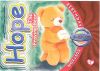 TY Beanie Babies BBOC Card - Series 4 Birthday (ORANGE) - HOPE the Praying Bear (Mint)