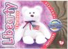 TY Beanie Babies BBOC Card - Series 4 Birthday (GOLD) - LIBEARTY the Bear (Mint)