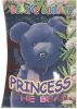 TY Beanie Babies BBOC Card - Series 4 - Beanie/Buddy Right (PURPLE) - PRINCESS the Bear (Mint)