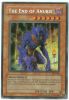 Yu-Gi-Oh Card - AST-000 - THE END OF ANUBIS (secret rare holo) (Mint)