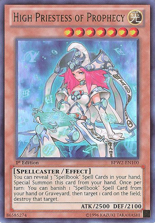 Yu-Gi-Oh Card - BPW2-EN100 - HIGH PRIESTESS OF PROPHECY (ultra rare ...