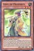 Yu-Gi-Oh Card - CBLZ-EN035 - FOOL OF PROPHECY (super rare holo) (Mint)