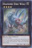 Yu-Gi-Oh Card - CBLZ-EN051 - DIAMOND DIRE WOLF (secret rare holo) (Mint)