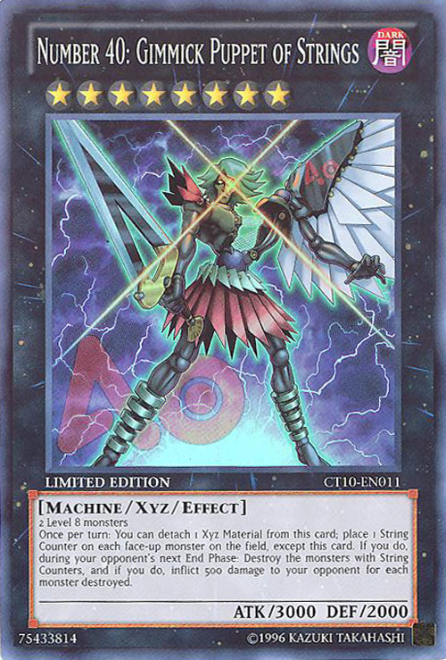 Yu Gi Oh Card Ct10 En011 Number 40 Gimmick Puppet Of Strings