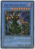 Yu-Gi-Oh Card - DB1-EN214 - THE MASKED BEAST (super rare holo) (Mint)