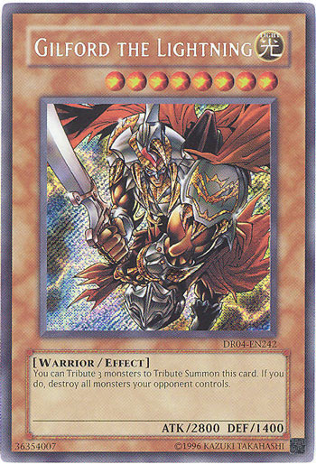 Deals Yu-Gi-Oh! Gilford the Lightning