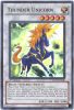 Yu-Gi-Oh Card - DREV-EN040 - THUNDER UNICORN (ultra rare holo) (Mint)