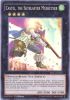 Yu-Gi-Oh Card - DUEA-EN054 - CASTEL, THE SKYBLASTER MUSKETEERE (super rare holo) (Mint)