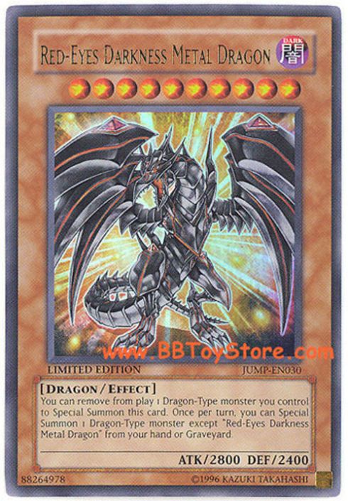 yugioh cards red eyes darkness metal dragon