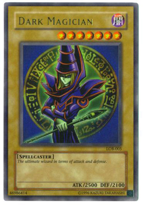 Yu-Gi-Oh Card - LOB-005 - DARK MAGICIAN (ultra rare holo) (Mint ...