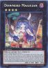 Yu-Gi-Oh Card - LVAL-EN057 - DOWNERD MAGICIAN (secret rare holo) (Mint)