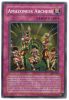 Yu-Gi-Oh Card - MFC-096 - AMAZONESS ARCHERS (super rare holo) (Mint)