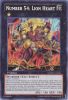 Yu-Gi-Oh Card - NUMH-EN026 - NUMBER 54: LION HEART (secret rare holo) (Mint)